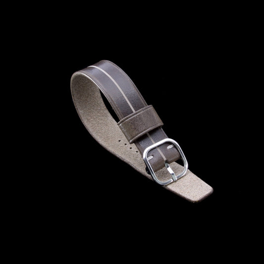 Italian Vegetable-Tanned Leather Watch Strap by Cozy Handmade - Garrison Douglas 116 (Single Pass)