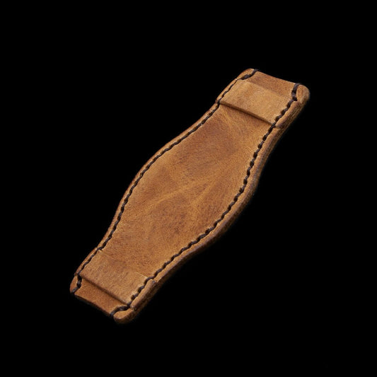 Vintage 401 Leather Bund Pad Style II, Italian Vegetable-Tanned Leather