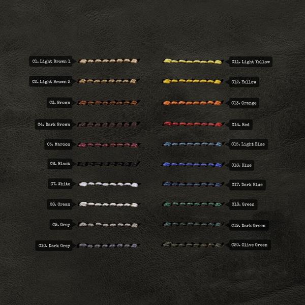 Vintage 408 Leather Bund Pad Style II, Italian Vegetable-Tanned Leather | Cozy Handmade