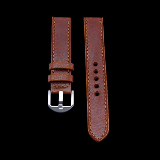 Leather Watch Strap, Meremma 503 | Full Stitch | Full Grain Italian Veg Tanned Leather | Cozy Handmade