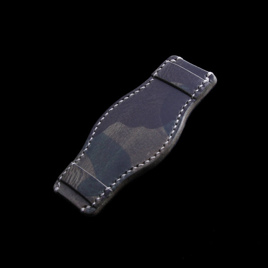 Leather Bund Pad, Style II Military 107 | Full Grain Italian Veg Tanned Leather | Cozy Handmade