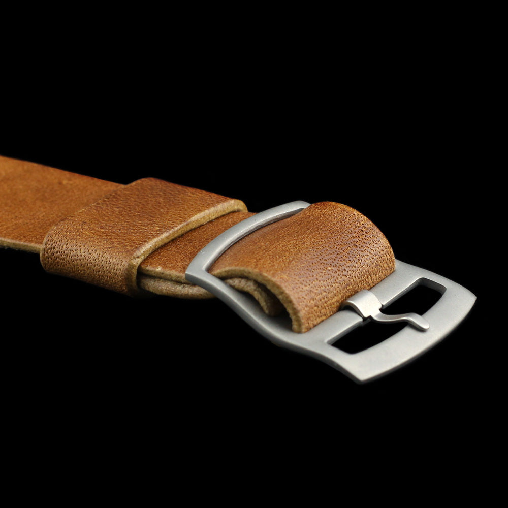 Adjustable One-Piece Leather Watch Strap, Vintage 401 | Cozy Handmade