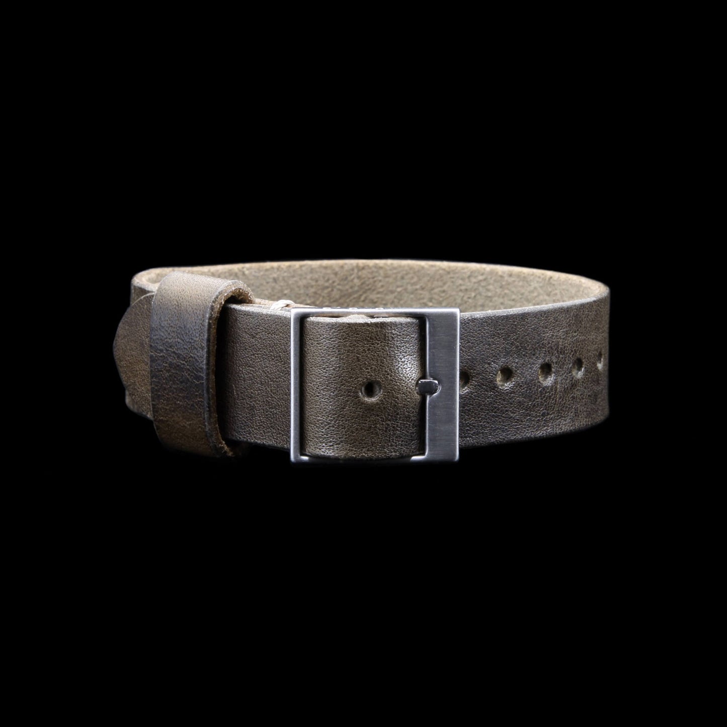 Leather Watch Strap, Classic RAF II Vintage 408 | Ladder Buckle | Full Grain Italian Vegetable-Tanned Leather | Cozy Handmade
