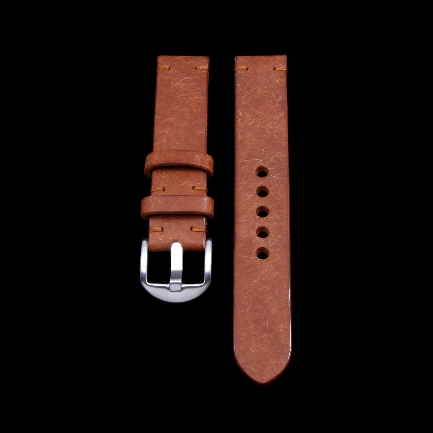 Handmade Rustic Russet Leather Watch Band for Apple Watch