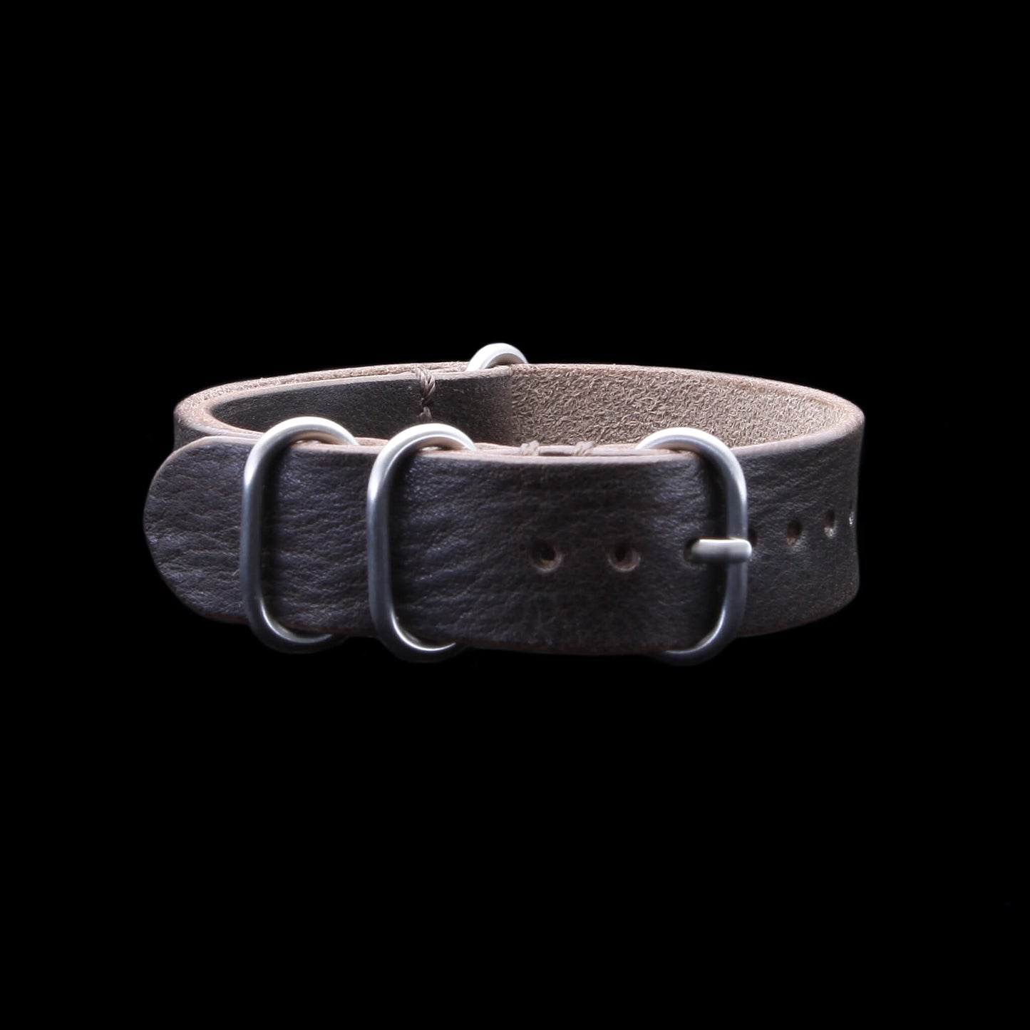 Leather Watch Strap, 4-Ring Vintage 406 | Full Grain Italian Veg Tanned | Cozy Handmade