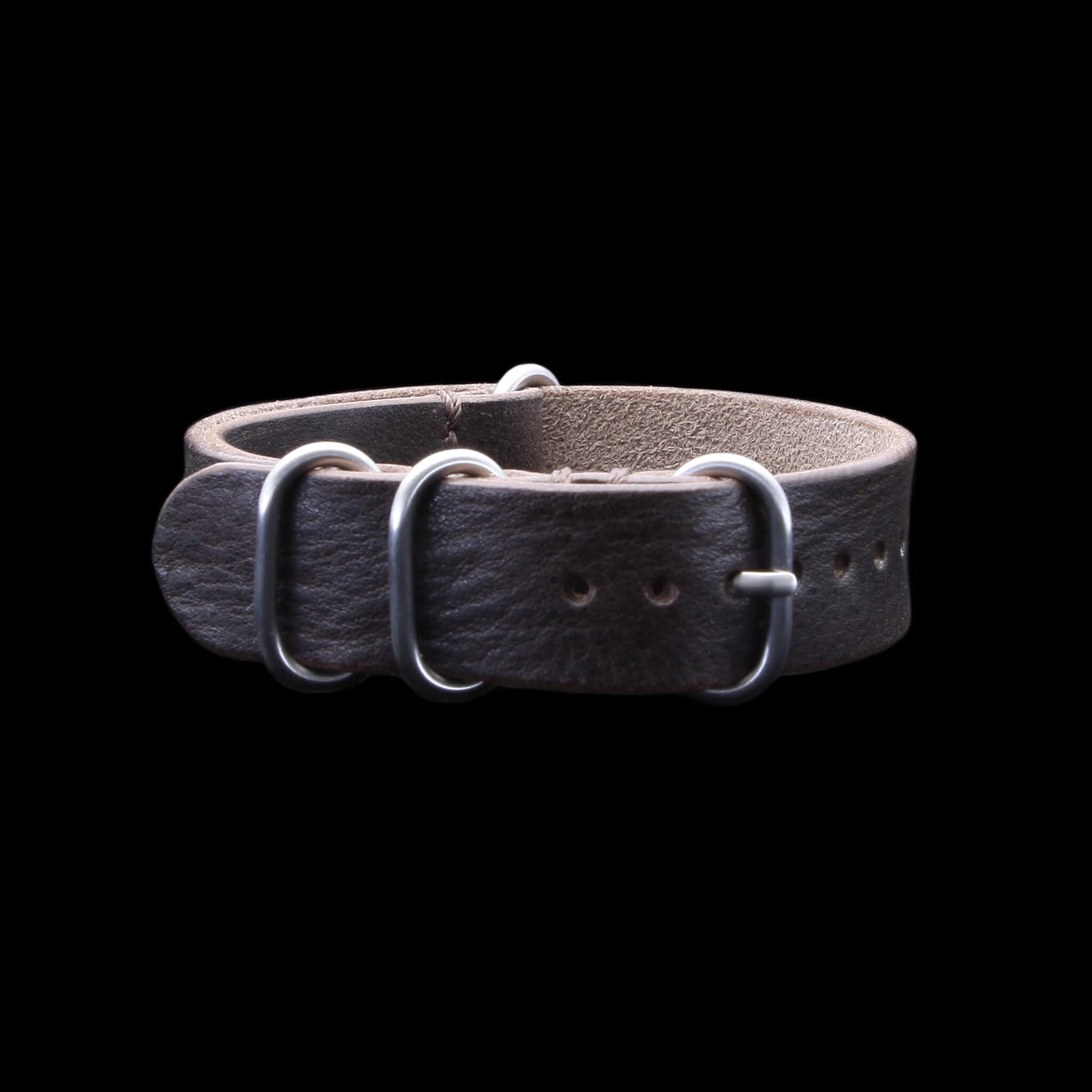 Leather Watch Strap, 4-Ring Vintage 406 | Full Grain Italian Veg Tanned | Cozy Handmade