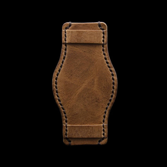 Vintage 401 Leather Bund Pad Style II, Italian Vegetable-Tanned Leather