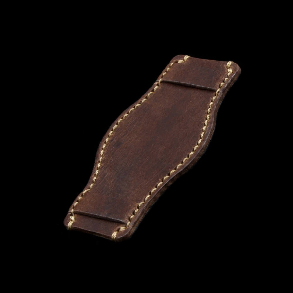 Vintage 405 Leather Bund Pad Style II, Italian Vegetable-Tanned Leather | Cozy Handmade