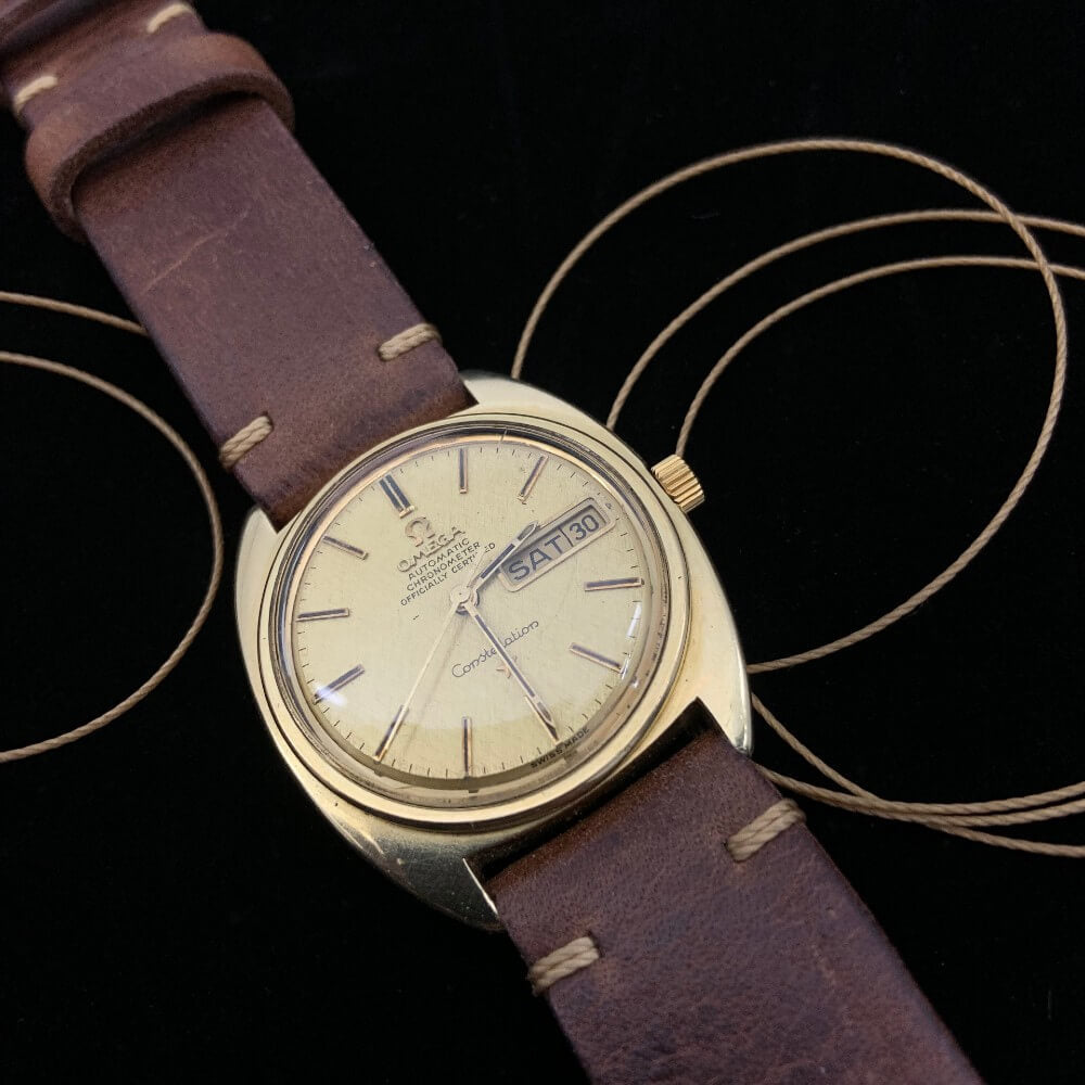 Leather Watch Strap, Vintage 405 | Minimalist Strap | Italian Veg Tanned | Cozy Handmade