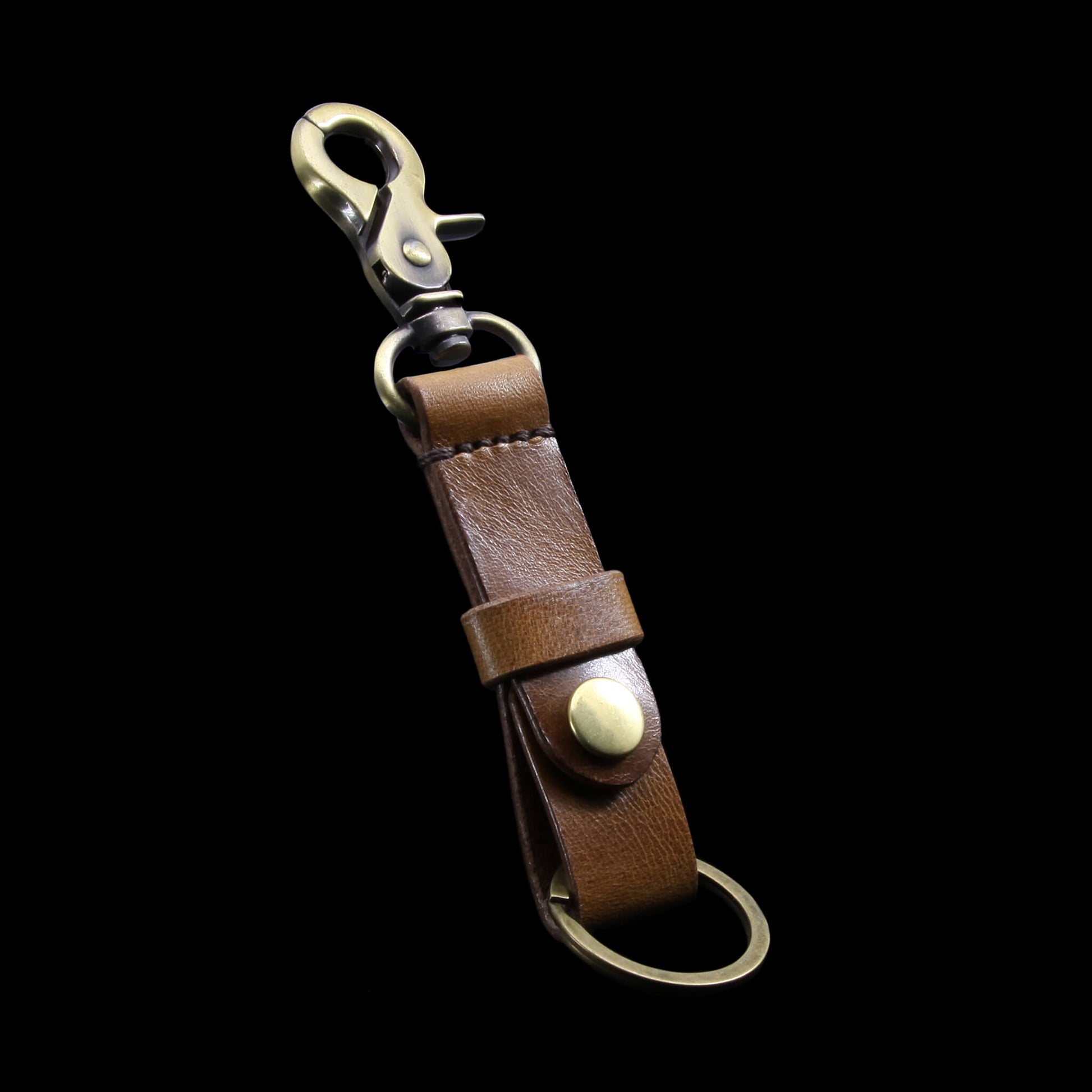 Leather Key Fob, Military 102 | Italian Veg Tanned Leather | Cozy Handmade