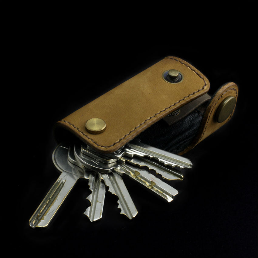 Tanned Nubuck Leather Key Holder