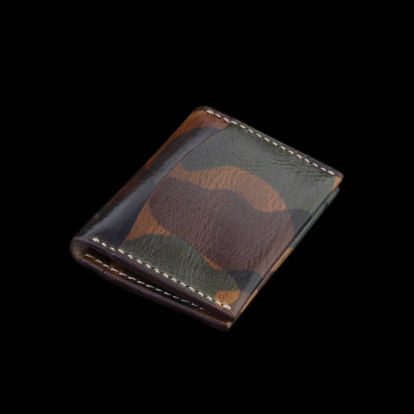 Leather Card Wallet, Military 101 | Minimalist | Cozy Handmade