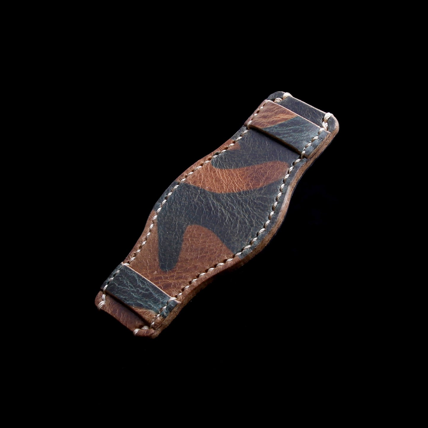 Leather Bund Pad, Style II Military 101 | Full Grain Italian Veg Tanned Leather | Cozy Handmade