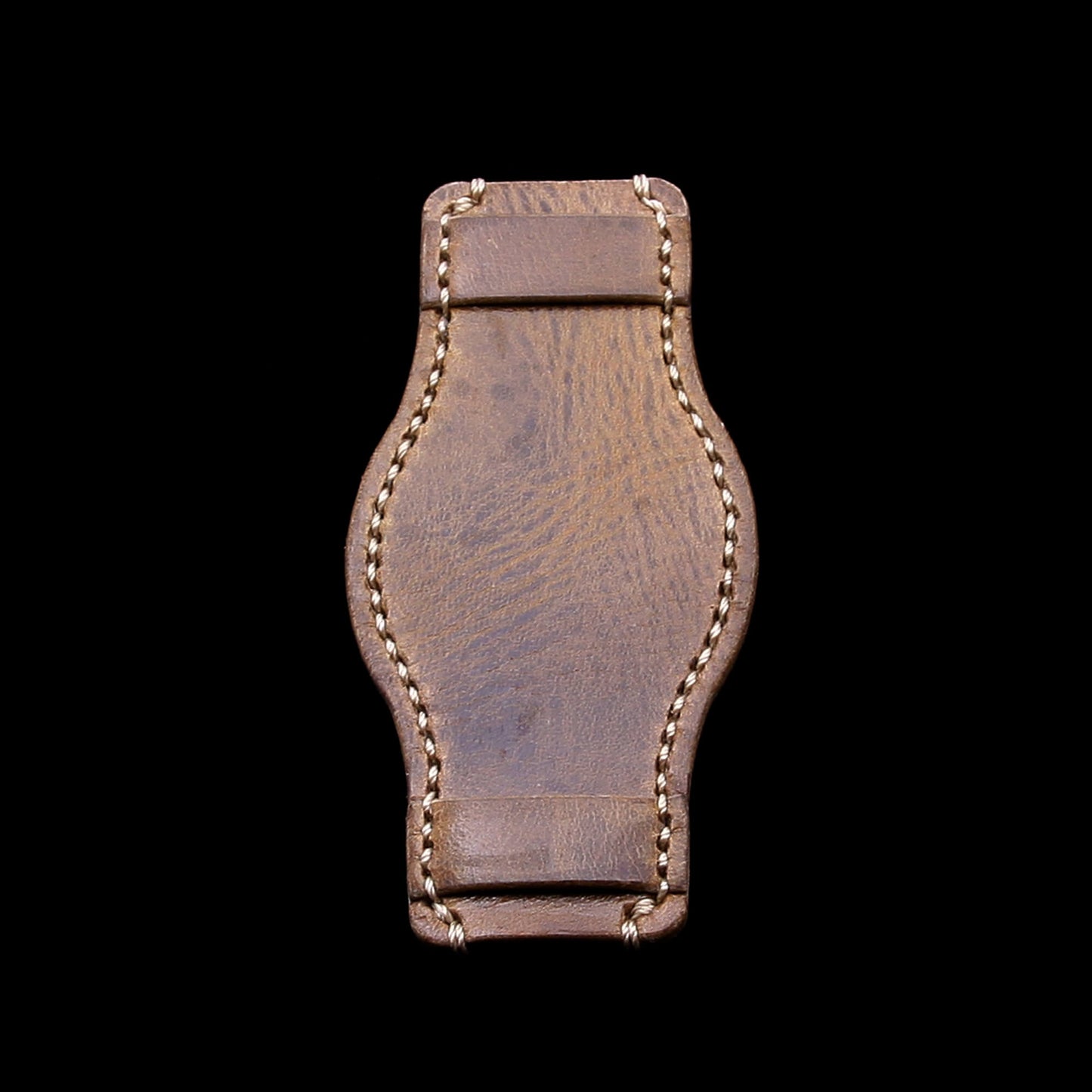 Leather Bund Pad, Style II Military 102 | Full Grain Italian Veg Tanned Leather | Cozy Handmade