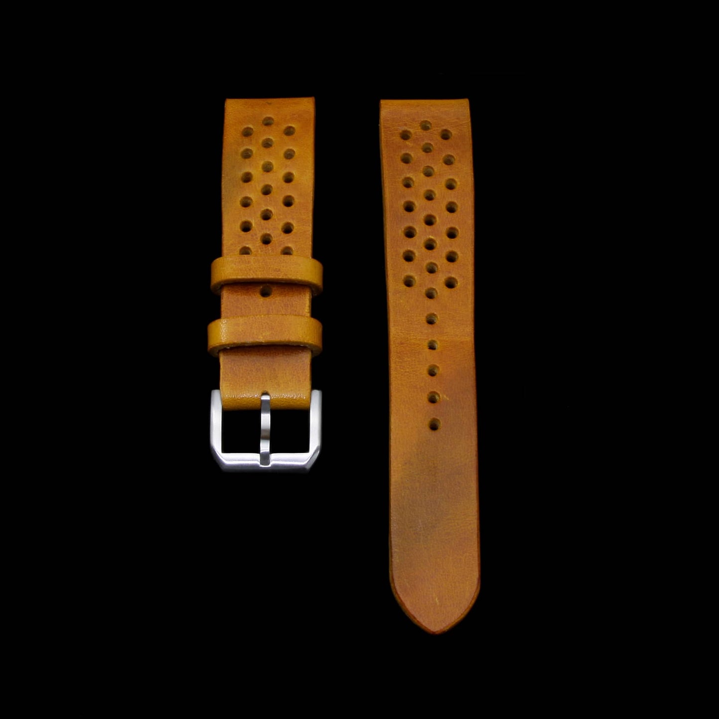 Rally Leather Watch Strap, Military 104 | Stitch-less | Cozy Handmade