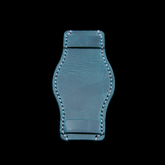 Leather Bund Pad, Style II Military 106 | Full Grain Italian Veg Tanned Leather | Cozy Handmade
