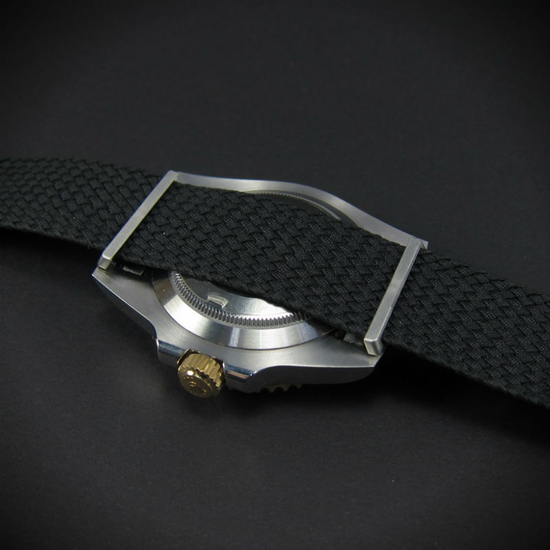 Custom 2-Tone ROLEX END LINK for G10 NATO / Perlon Straps