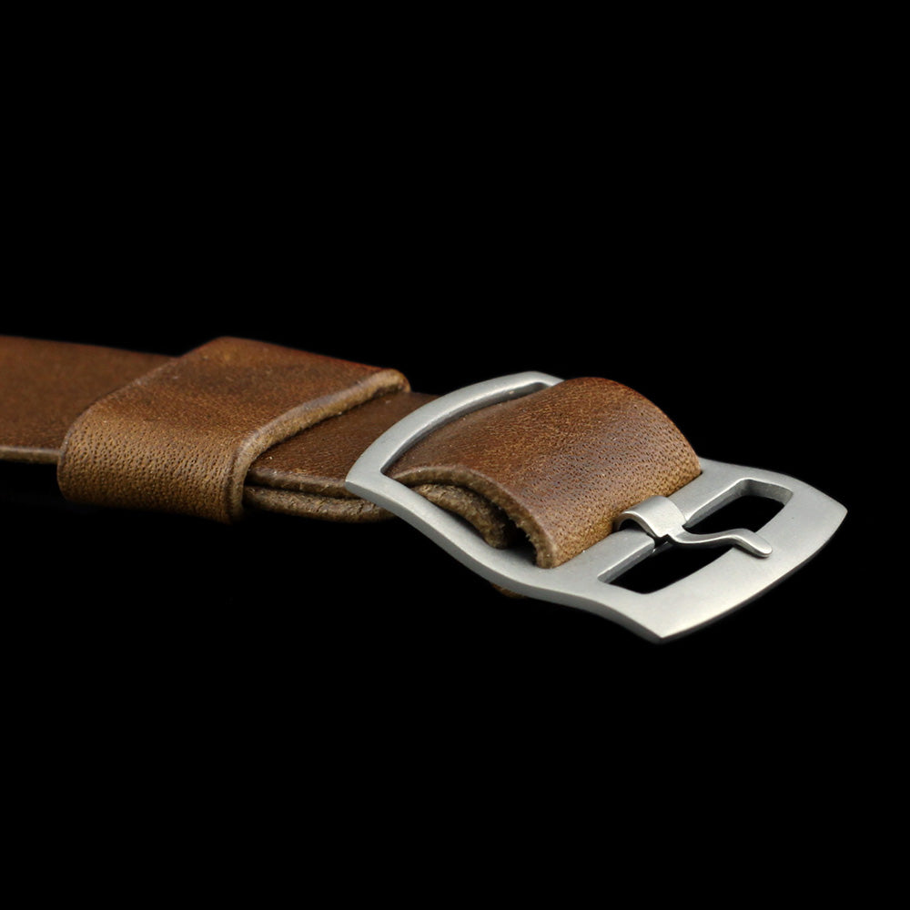 Adjustable One-Piece Leather Watch Strap, Vintage 402 | Cozy Handmade