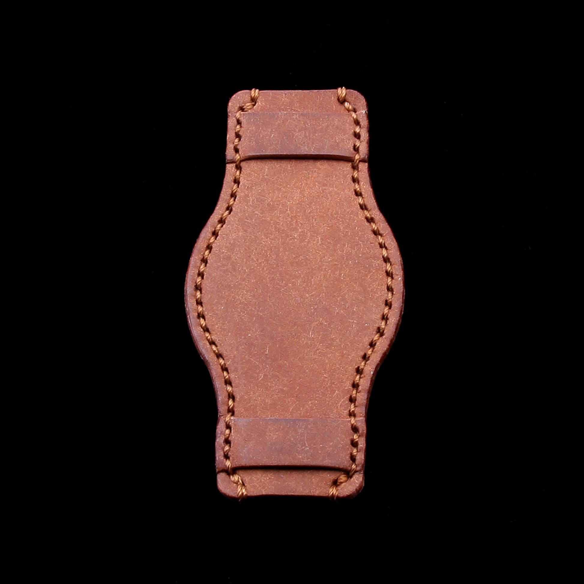 Leather Bund Pad, Style II Rustic Russet | Full Grain Italian Veg Tanned Leather | Cozy Handmade