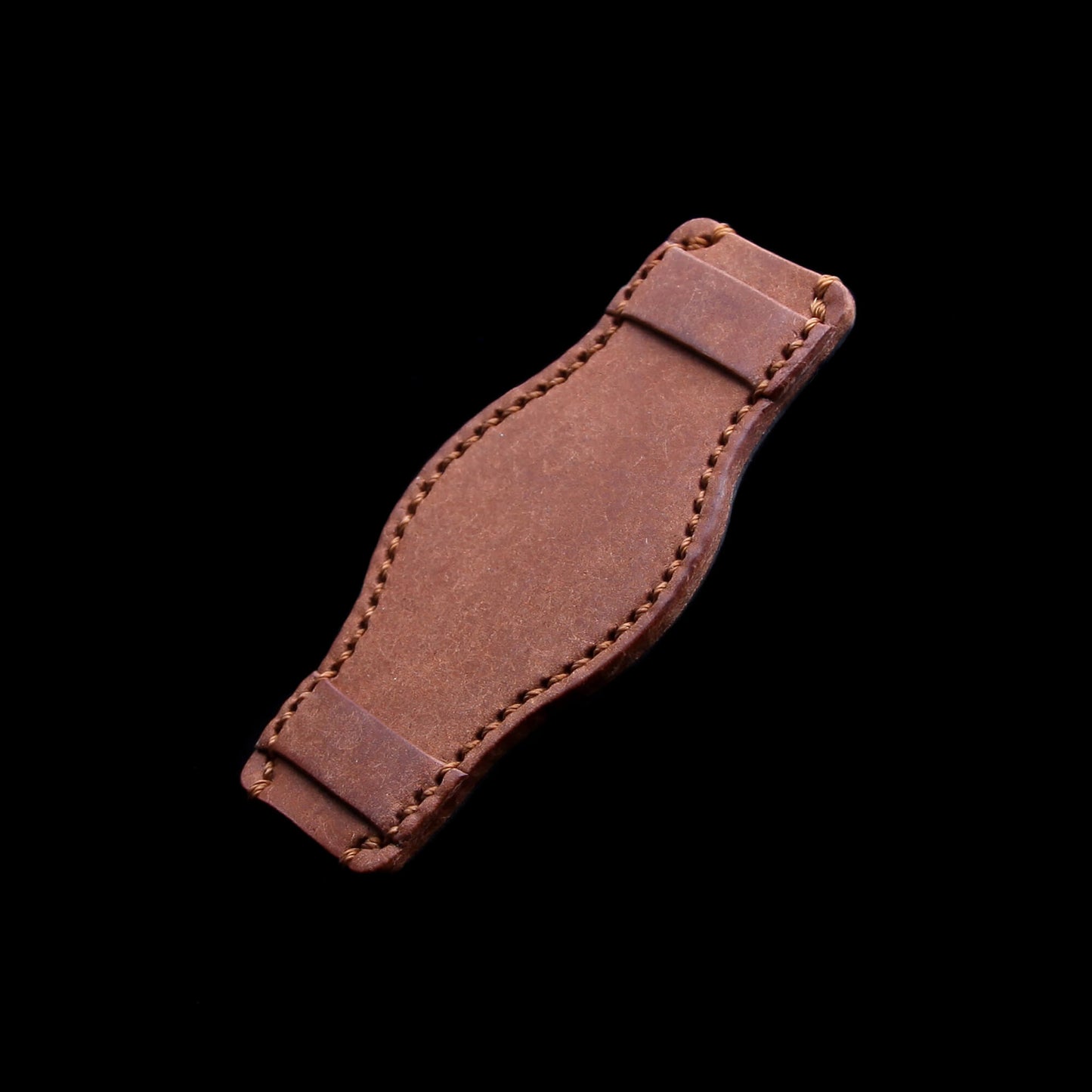 Leather Bund Pad, Style II Rustic Russet | Full Grain Italian Veg Tanned Leather | Cozy Handmade