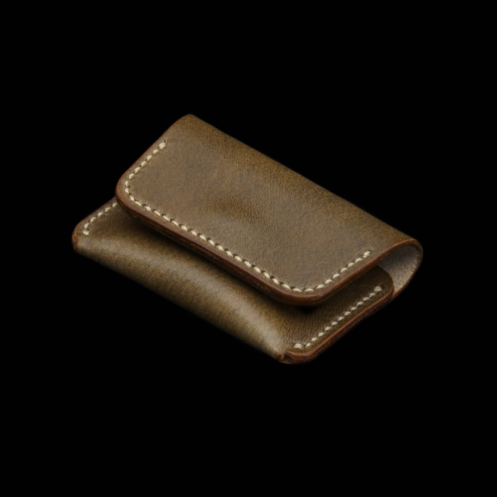 Leather Coin Purse, Sequoia 104 | Cozy Handmade