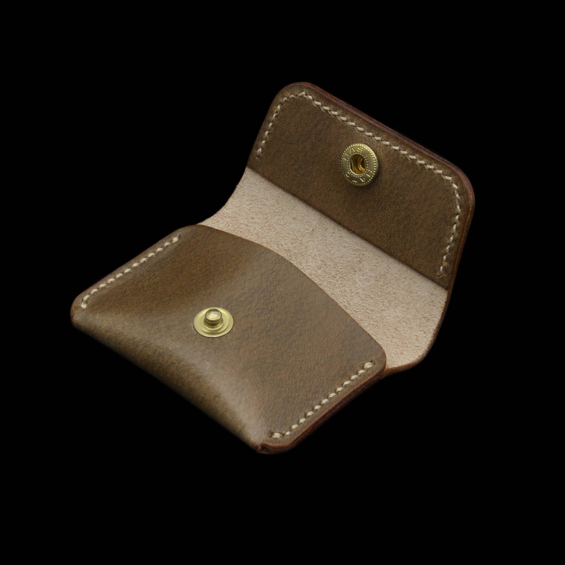 Leather Coin Purse, Sequoia 104 | Cozy Handmade