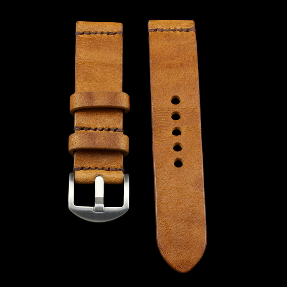 Leather Watch Strap, Vintage 401 | Italian Veg Tanned | For Apple Watch | Cozy Handmade