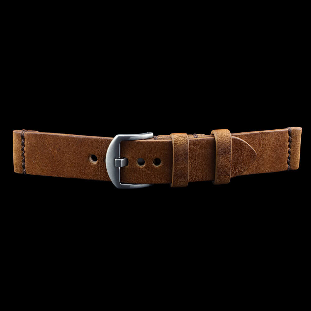 Leather Watch Strap, Vintage 401 | Italian Veg Tanned | For Apple Watch | Cozy Handmade