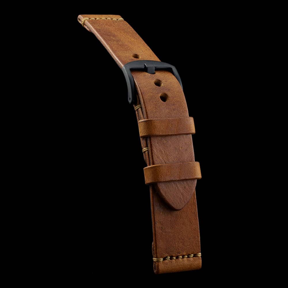 Leather Watch Strap, Vintage 403 | Minimalist Strap | Italian Veg Tanned | Cozy Handmade