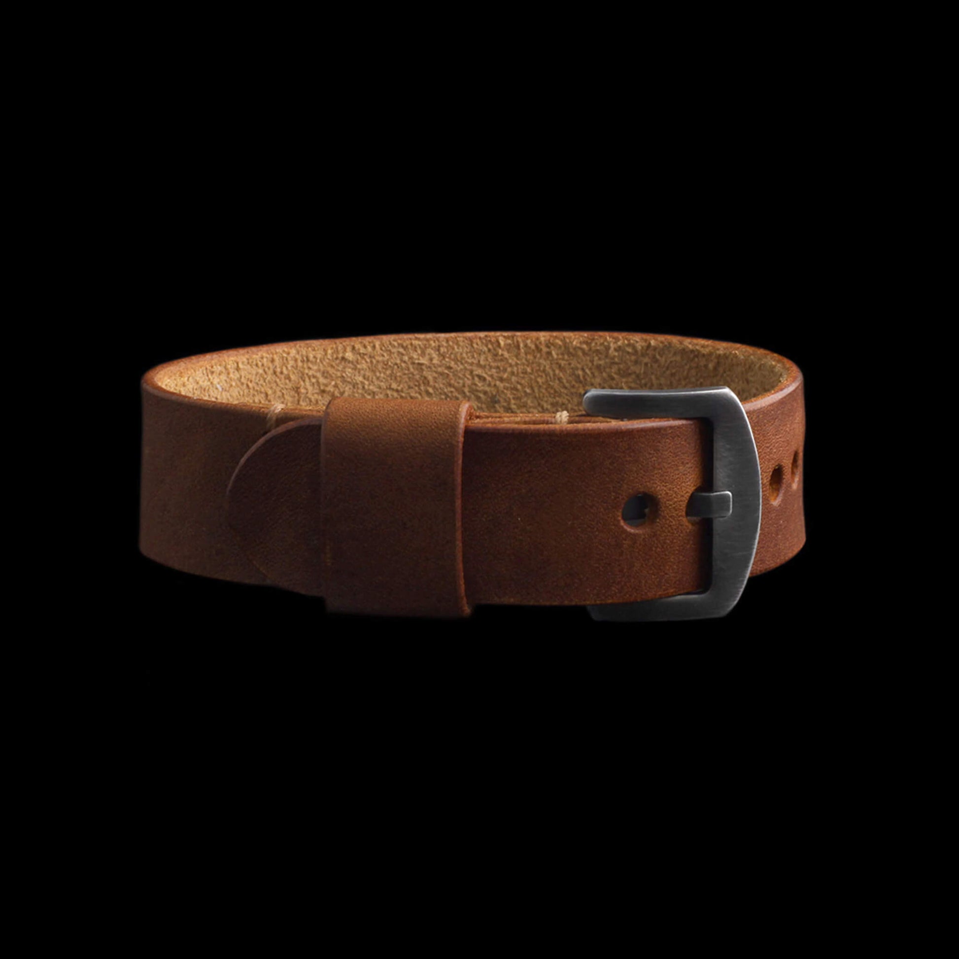Leather Watch Strap, Classic RAF Vintage 403 |  Italian Vegetable Tanned | Cozy Handmade
