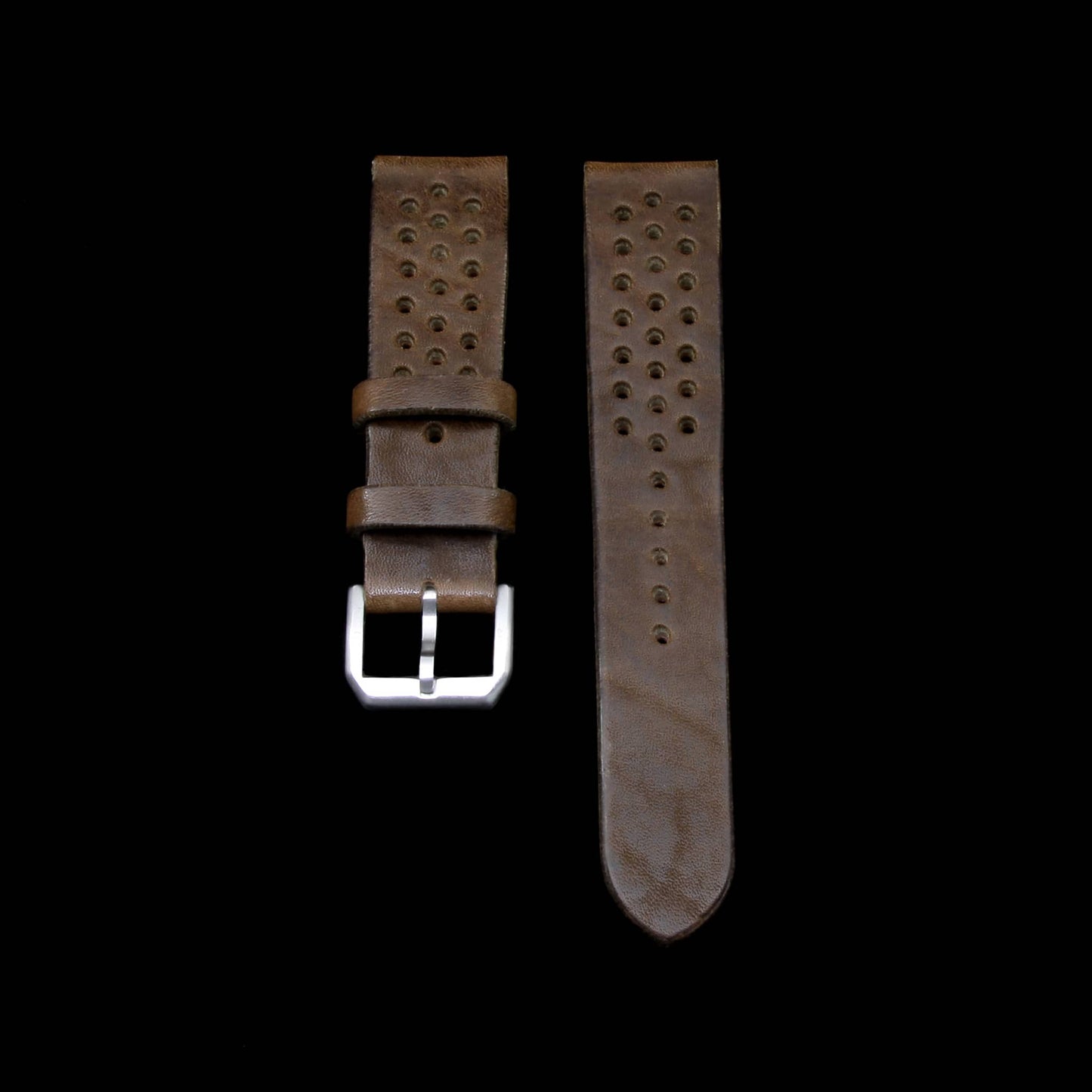 Rally Leather Watch Strap, Vintage 404 | Stitch-less | Cozy Handmade