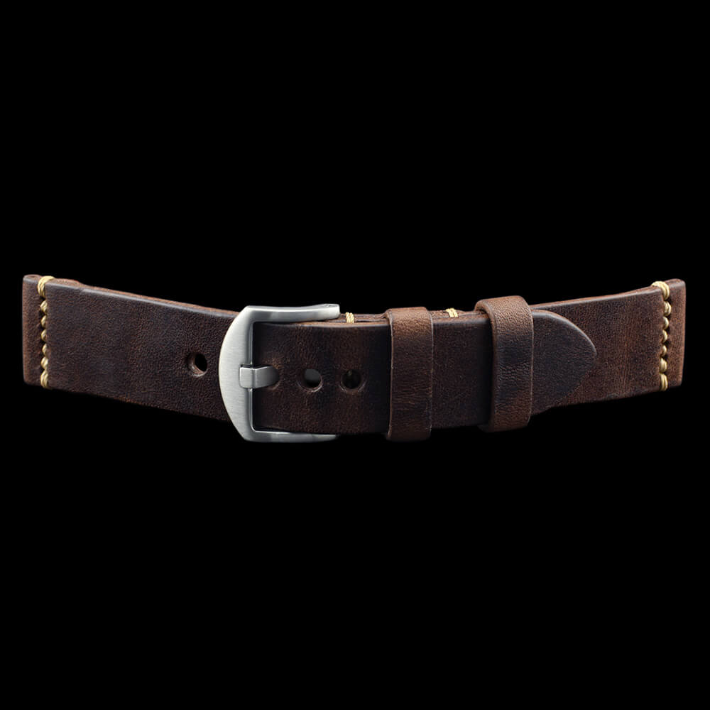 Leather Watch Strap, Vintage 405 | Minimalist Strap | Italian Veg Tanned | Cozy Handmade