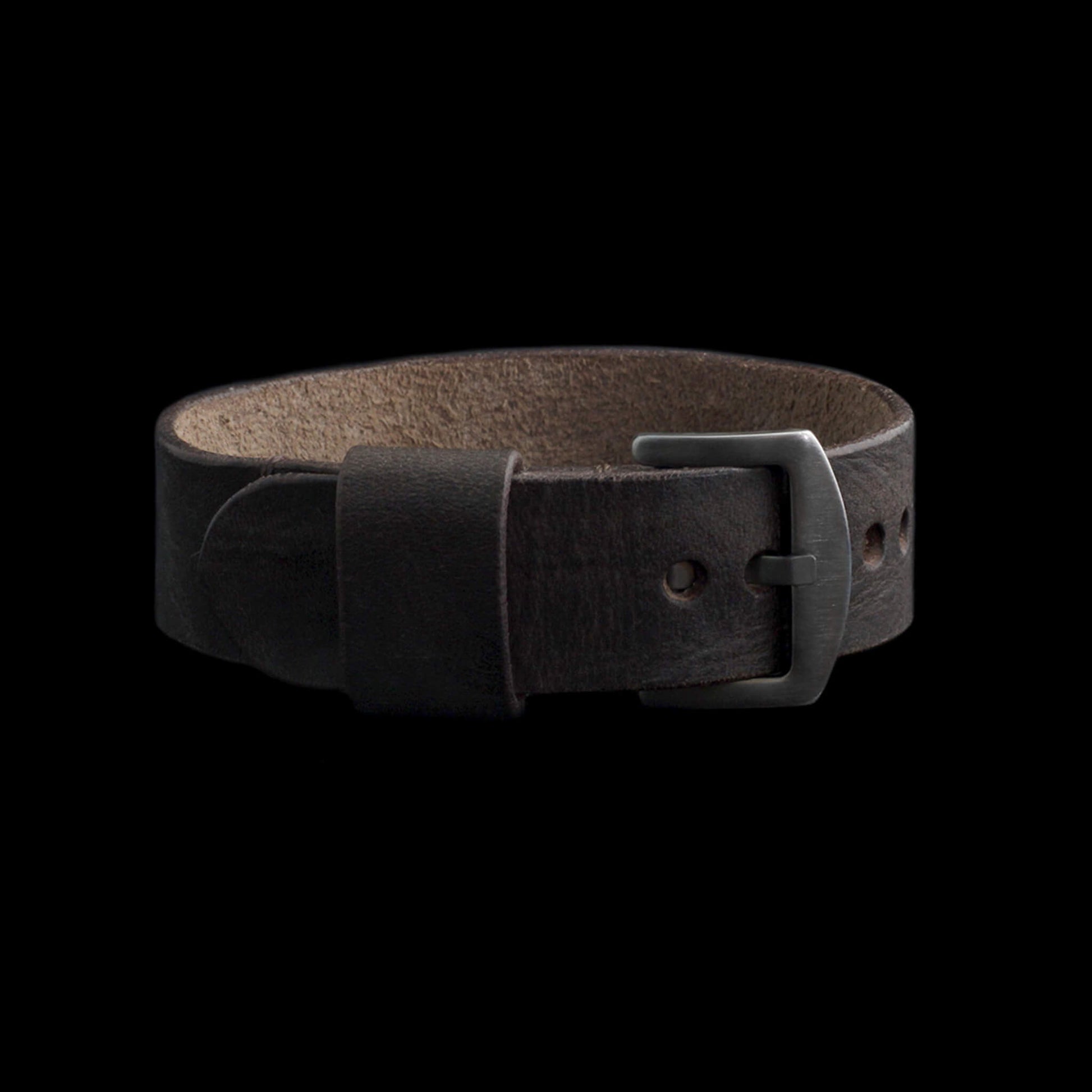 Leather Watch Strap, Classic RAF Vintage 406 | Italian Vegetable Tanned | Cozy Handmade