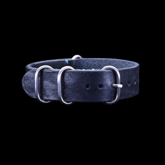 Leather Watch Strap, 4-Ring Vintage 407 | Full Grain Italian Veg Tanned | Cozy Handmade