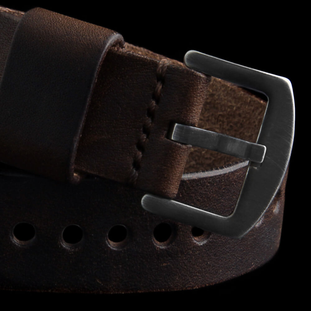 Leather Watch Strap, Classic RAF Vintage 405 |  Italian Vegetable Tanned | Cozy Handmade