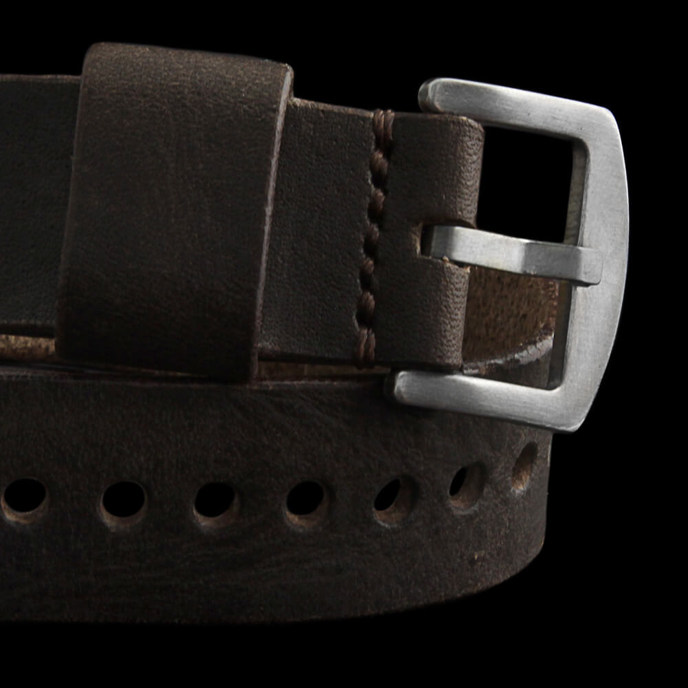Leather Watch Strap, Classic RAF Vintage 406 | Italian Vegetable Tanned | Cozy Handmade