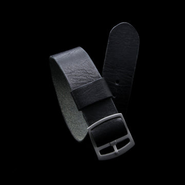 Adjustable One-Piece Leather Watch Strap – Cozy Handmade